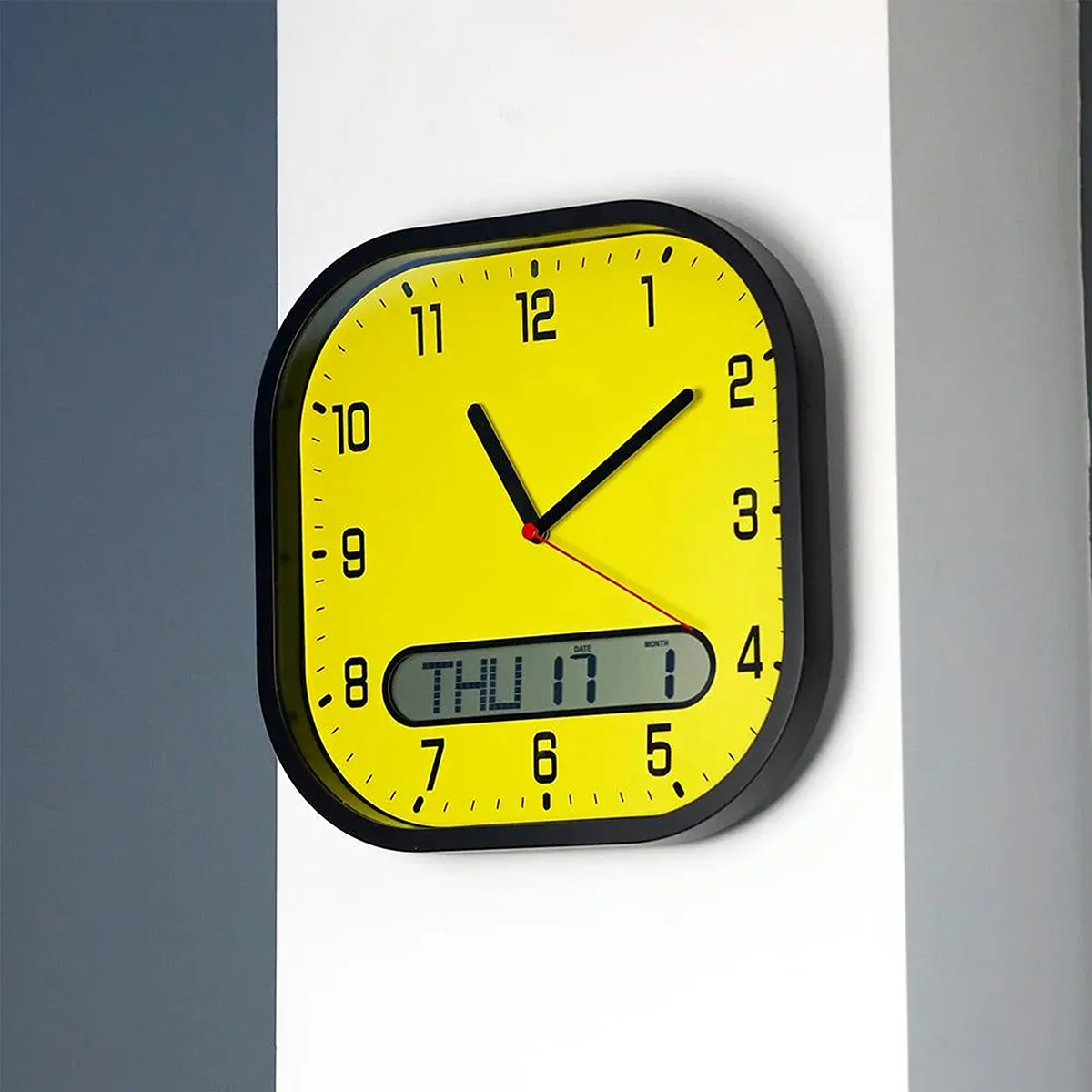 Clear Visual Wall Clock in Yellow.jpg